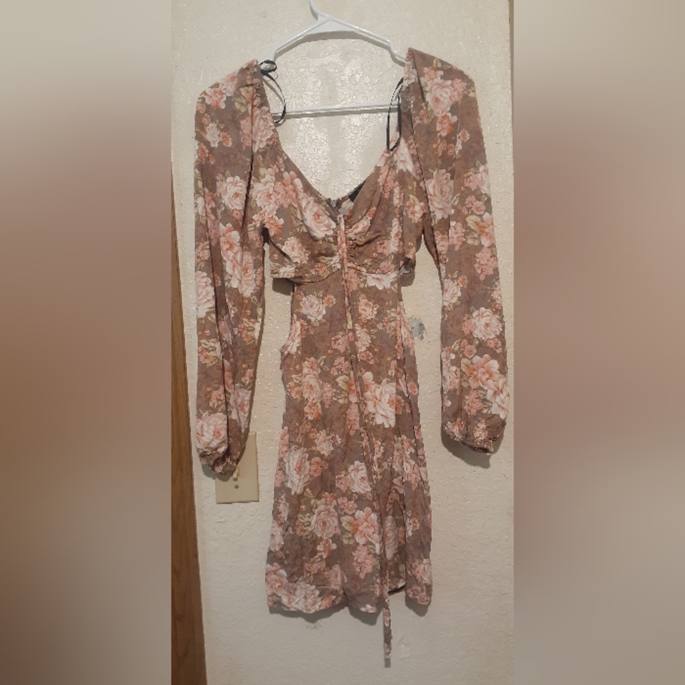 Forever 21 S pink floral dress
